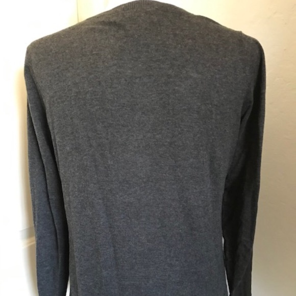 Loft Grey Open-weave Front Cardigan. Size XS. - Picture 5 of 8
